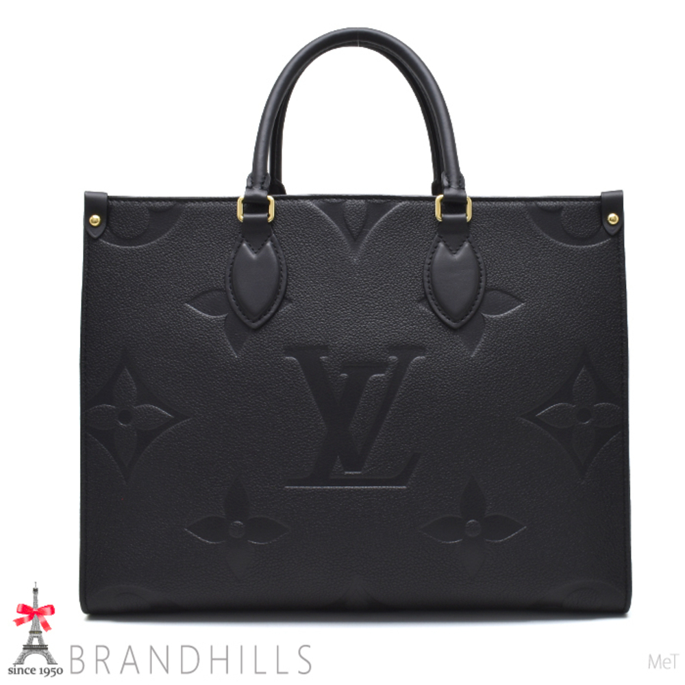 Louis Vuitton OnTheGo Tote Bag Monogram Empreinte Noir Black